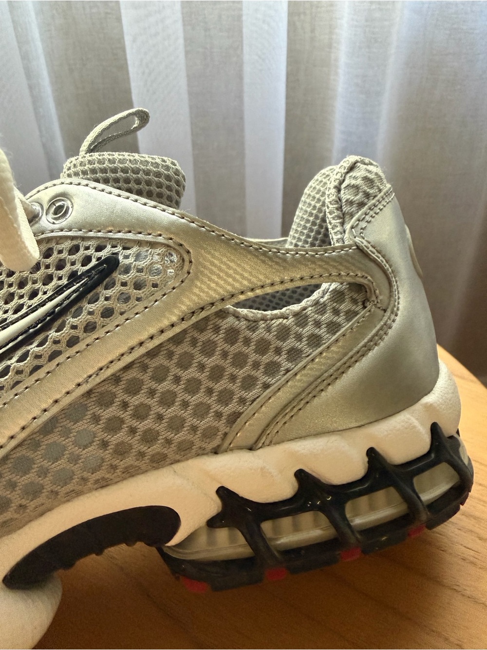 Nike Air Zoom Spiridon Cage 2 Metallic Silver Gray Men’s 11 EU 45 - Picture 5 of 8